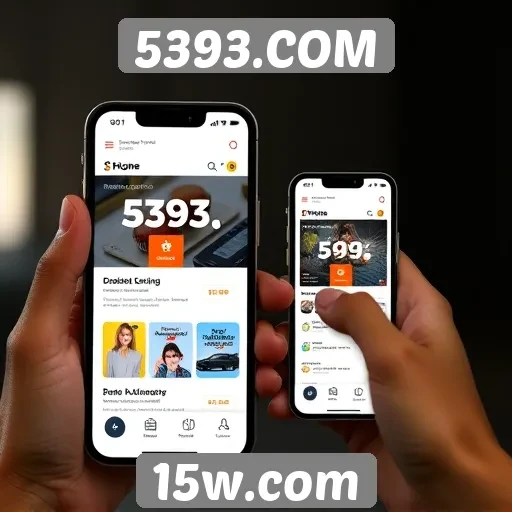 Experiência do usuário no 5393.COM em dispositivos móveis